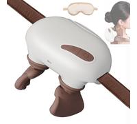 Appareil De Massage Sans Fil 4D, Massage Shiatsu En Profondeur Avec Fonction De Pétrissage Chauffant, 3 Vitesses Pour Les Épaules, La Nuque Et Le Bas-ventre,White-1PC