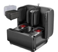 Appareil De Massage Shiatsu Pour Les Pieds Et Les Mollets Avec Chaleur,Pétrissage,Vibrations,Massages Par Compression Pour Les Muscles Fatigués Et La Fasciite Plantaire,Pour Toute La Famille,Black