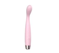 Appareil de massage vibrant manuel en forme de doigt H117 | Appareil de massage en silicone, une unité, alimenté par batterie et à commande manuelle(Pink-Heat)