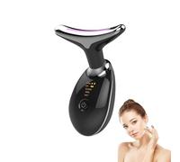 Appareil de massage visage et cou LumoSkyn Pro - Anti-rides et remodelant, stimule la production de collagène, hydrate en profondeur et offre des résultats visibles. (noir)