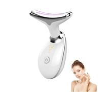 Appareil de massage visage et cou LumoSkyn Pro - Anti-rides et remodelant, stimule la production de collagène, hydrate en profondeur et offre des résultats visibles. (Blanc)