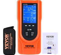 appareil de mesure CEM 3 en 1, 5 Hz - 3,5 GHz, détecteur de rayonnement portable et rechargeable pour les champs électromagnétiques, testeur CEM numérique LCD pour les inspections domestiques EF MF RF