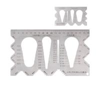 Appareil de mesure de filetage de vis - Outil de mesure de boulon portable rapide et précis - Pour projets, réparation, travaux extérieurs, mécaniciens et constructions