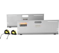 Appareil de mesure de la géométrie VEVOR, lot de 2 plaques de mesure de la géométrie, plaque de mesure de l'angle de trace en acier inoxydable, 4 barres d'alignement & fentes magnétiques, bandes de me