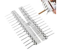 Appareil de mesure de tube capillaire | Échelle métrique et impériale en acier inoxydable, jauge de tube capillaire à double marquage, pour machines hydrauliques, industries, systèmes de réfrigération