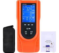 appareil de mesure des CEM 3 en 1 - Détecteur de rayonnement portable - Testeur de CEM LCD pour l'inspection des champs CEM - 5 Hz à 3,5 GHz, rechargeable, numérique - Inspections à domicile - Champs