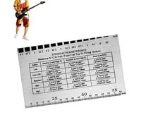 Appareil de mesure des cordes de guitare, accessoire de réglage de basse, outil de réglage précis pour guitare électrique, acoustique, basse, guitare, voyage, extérieur, maison, amateur