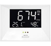 TFA Dostmann Moniteur CO2 AIRCO2NTROL LIFE 31.5003 Température et humidité avec alarme Blanc