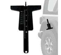 Appareil de mesure d'usure des pneus - Règle de profondeur de profil pour voiture et voiture - Outil de mesure pour l'usure des pneus de voiture, entretien de camionnette, contrôle de sécurité des