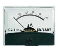 Appareil de mesure encastrable analogique VOLTCRAFT AM-60X46/100µA/DC