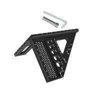 Appareil de mesure triangulaire multifonction avec guides de positionnement pour projets de travail du bois et de rédaction technique Outil de menuiserie