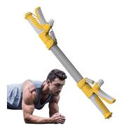 Appareil de musculation 2 en 1 pour la poitrine et les bras - Presse à main réglable avec barre d'entraînement - Entraîneur du haut du corps et des triceps, entraînement musculaire pour la gym à la