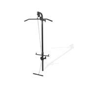 vidaXL Appareil de musculation 91369 – 2 poulies, Acier, Noir