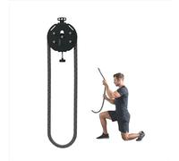 Appareil De Musculation Complet À Poulie, Entraîneur Corde Sans Fin,Appareil D'entraînement À Corde Sans Fin, Système Poulie À Corde Sans Fin Suspendue Avec Résistance Réglable, Équipement Résistance