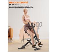 Appareil de Musculation DSKEUZEEW AB Booster Plus Total Crunch - Appareil à Abdominaux Evolution