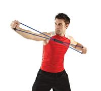 Appareil De Musculation Extenseur Tendeur Elastique Fitness Ecran Lcd Rouge Noir Yonis Rouge