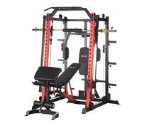Appareil de musculation semi-commerciale HMS Cyklop 3 Smith Noir 159x173x219 cm