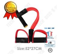 Appareil de musculation - TD® - Rouge - Résistance élastique - Fitness - Mixte
