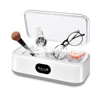 Appareil de nettoyage à ultrasons pour lunettes 640 ml 49000 Hz Nettoyeur à ultrasons pour lunettes et bijoux