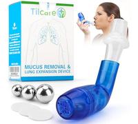 Appareil de Nettoyage du Mucus et d'Expansion Pulmonaire par Tilcare - Pour une Meilleure Forme et un Meilleur Sommeil - Traitement Parfait pour la BPCO, l'Asthme, la Bronchite et la Mucoviscidose