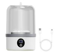 Appareil de nettoyage en profondeur silencieux - Machine à laver portable de 12,5 x 20 cm, mini outil de lavage de vêtements compact | Maison Dortoir Voyage Hôtel Camping Extérieur Solution de