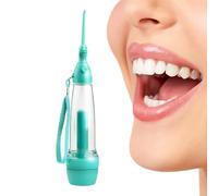 Appareil De Nettoyage Interdentaire,Hydropulseur pour Adultes - Irrigateur Dentaire Manuel Nettoyeur Buccal pour de 5 Ans et Plus Adultes Soin des Gencives Usage Quotidien Maison Salle de Bain Voyage
