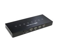 Appareil de partage d'imprimante USB 8 entrées 4 sorties - Appareil manuel 8 ports KVM - Commutation répartiteur - Concentrateurs USB pour ordinateur