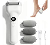 Appareil De Pédicure Électrique Rechargeable Avec Capteur De Pression Intelligent, Appareil Professionnel Étanche, Vitesses Réglables, Pour Éliminer Les Peaux Mortes Et Soigner Les Talons (A)