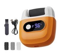 Appareil de pédicure lisse - Outil électrique pour éliminer les callosités des pieds, exfoliant pour la peau rechargeable | Tête rotative à moteur puissant, à rouleau douce, utilisation sans f