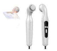 Appareil De PhysiothéRapie à Ultrasons,3 Vitesses Masseur à Ultrasons avec Massage Profond 27cm,Timing,constante 42°C,pour Soulager la Douleur Causée par les Lésions Musculaires et la Douleur (White)