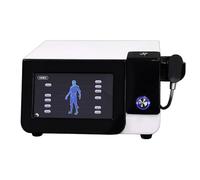 Appareil de physiothérapie de traitement des dysfonctionnements - Machine de thérapie par ondes de choc - Énergie réglable de 0,5 bar à 8 bars - 6 têtes d'impact - Plan de 48 symptômes et 1000 à 5 000