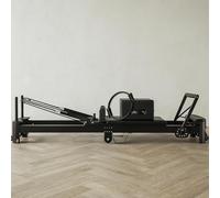 Appareil De Pilates Reformer, Appareil De Pilates Noir Pliable Et Réglable Pour Entraînement À Domicile