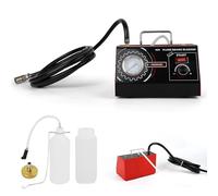 Appareil de purge de frein 220V, appareil électrique automatique à pression pulsée pour remplacement du liquide de frein avec testeur, pression réglable 0,5-2,5 bar, adaptateur maître-cylindre, noir