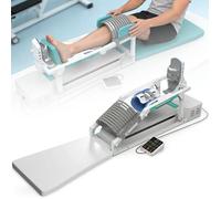 Appareil de rééducation électrique avec vitesse et angle réglables, écran LCD et télécommande pour mobilité et récupération articulaires