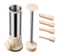 Appareil de remplissage de viande - Presse à saucisses manuelle, kit de farce de cuisine | Construction de buse de précision, opération facile pour la création de recettes, parfait pour la cuisine mai