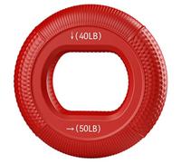 Appareil de renforcement de la poignée pour exercices de la main - Anneaux en silicone pour entraînement de la force de préhension - Kit de résistance double force - Outil d'entraînement portable pour