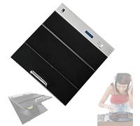 Appareil de réparation et de réparation de déformation pour disques vinyles professionnel 200 W avec minuterie de 120 minutes et température maximale de 60 °C, couvertures de protection en option pour