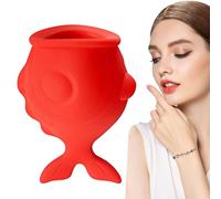 Appareil de repulpation des lèvres aquatique - En silicone en forme de poisson, outil de beauté flexible pour lèvres complètes | Méthode non invasive de repulpant les lèvres, appareil de beauté
