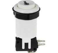 Appareil de saisie Joy-it Arcade Button, Weiß, Player noir, blanc 1 pc(s)