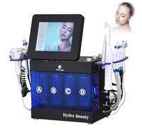 Appareil De Soin Du Visage à L'hydrogène Et à L'oxygène 14 En 1 : Hydrodermabrasion, Soin Du Visage Pour Une Hydratation Intense Et Un Lissage Des Rides, Avec écran LED,Pour Institut De Beauté