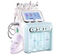 Appareil de soin du visage hydro 7 en 1 : Nouvelle machine multifonctionnelle améliorée à l’hydrogène et à l’oxygène, avec nettoyage en profondeur, rajeunissement de la peau et brumisateur pour u