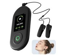Appareil de sommeil avancé pour la stimulation du nerf vague avec clips d'oreille, technologie micro-courant, 3 modes et 9 niveaux d'ajustement, soulage l'anxiété, design rechargeable par USB pour une