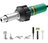 Appareil de soudage plastique 1600W Pistolet à air chaud Brûleur & 7 accessoires
