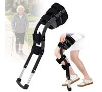 Appareil de soutien de marche, entraîneur assisté pour blessures au genou, capacité de charge de 100 kg, compatible avec les appareils dentaires, idéal pour les fractures de la cheville et la