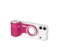 Appareil de stabilisation pour smartphone avec interface magnétique et lumière de remplissage intégrée pour une performance constante (magenta)