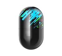 Appareil de stimulation manuel for adultes - Conception capsule compacte et multicolore for un usage personnel(Blue and Black Style)