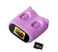 Appareil de télescope de microscope portatif adapté explorateurs Caméra 4K intégrée Mémoire de 32 Go et lumière LED Conception portable Caméra de télescope de microscope pour