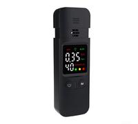 Appareil de test d'alcool avec batterie au lithium rechargeable intégrée (noir)