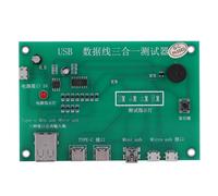 Appareil De Test De Fil De DonnéEs 3 En 1, Testeur PréCis De Triade De CâBle Usb De Type C/Mini Usb/Micro Usb