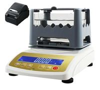 Appareil De Test De Pureté De l'or, Analyseur De Pureté des Métaux, Kit De Test des Métaux Précieux pour Or, l'argent, Palladium Et Platine, avec Précision De Pesée 0,01-0,001 G(W/Printer,XF600K)